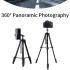 Jmary KP-2208 Multi-Functional Aluminum Tripod for Cameras & Mobile Phone - Black